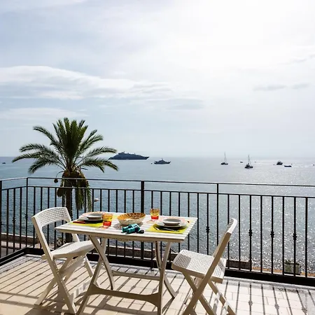 Naxos Bay View With Terrace By Wonderful Italy *